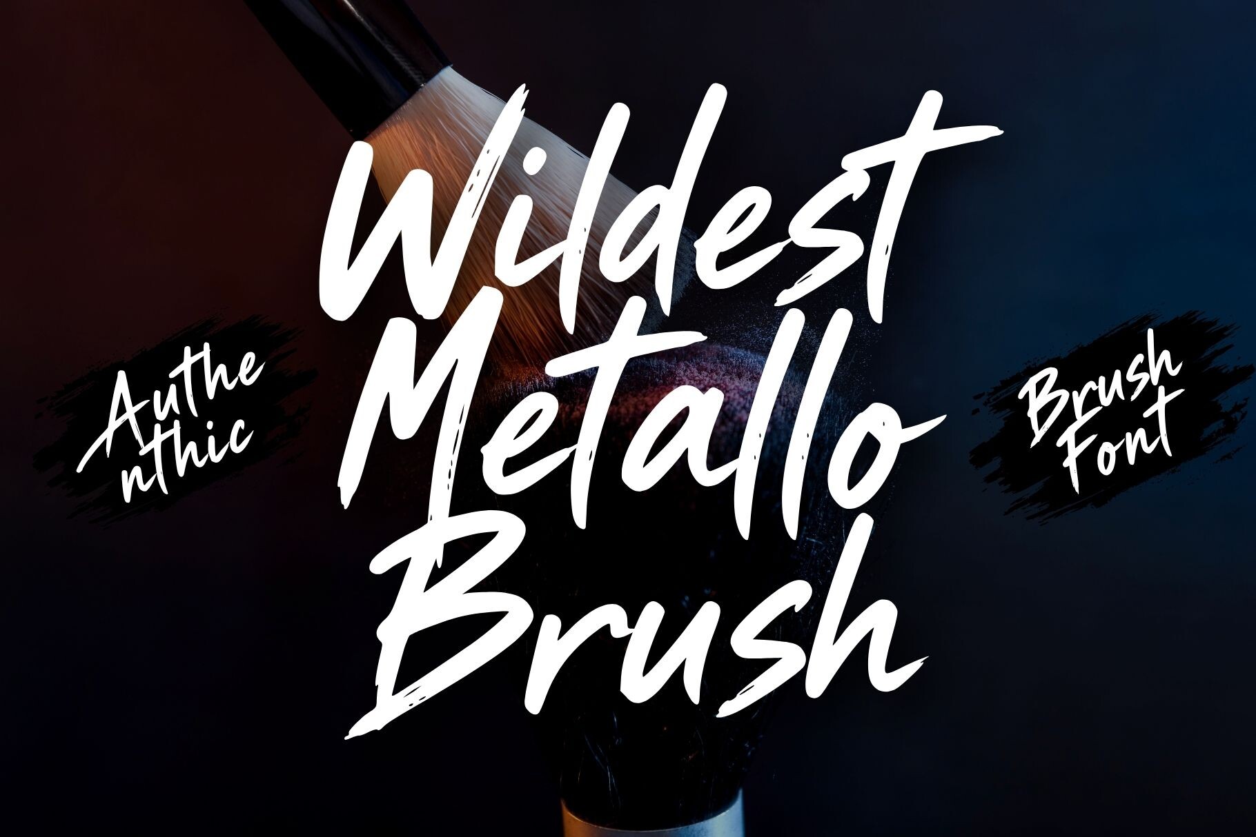 Products Using Script Fonts Wildest Metallo Brush Font by Letterafa Studio · Creative Fabrica