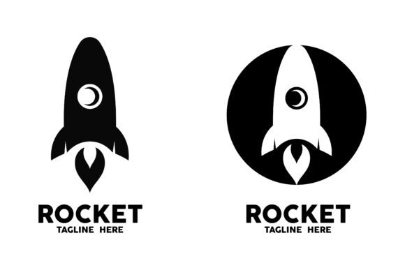 Rocket Logo Icon Vector Design.