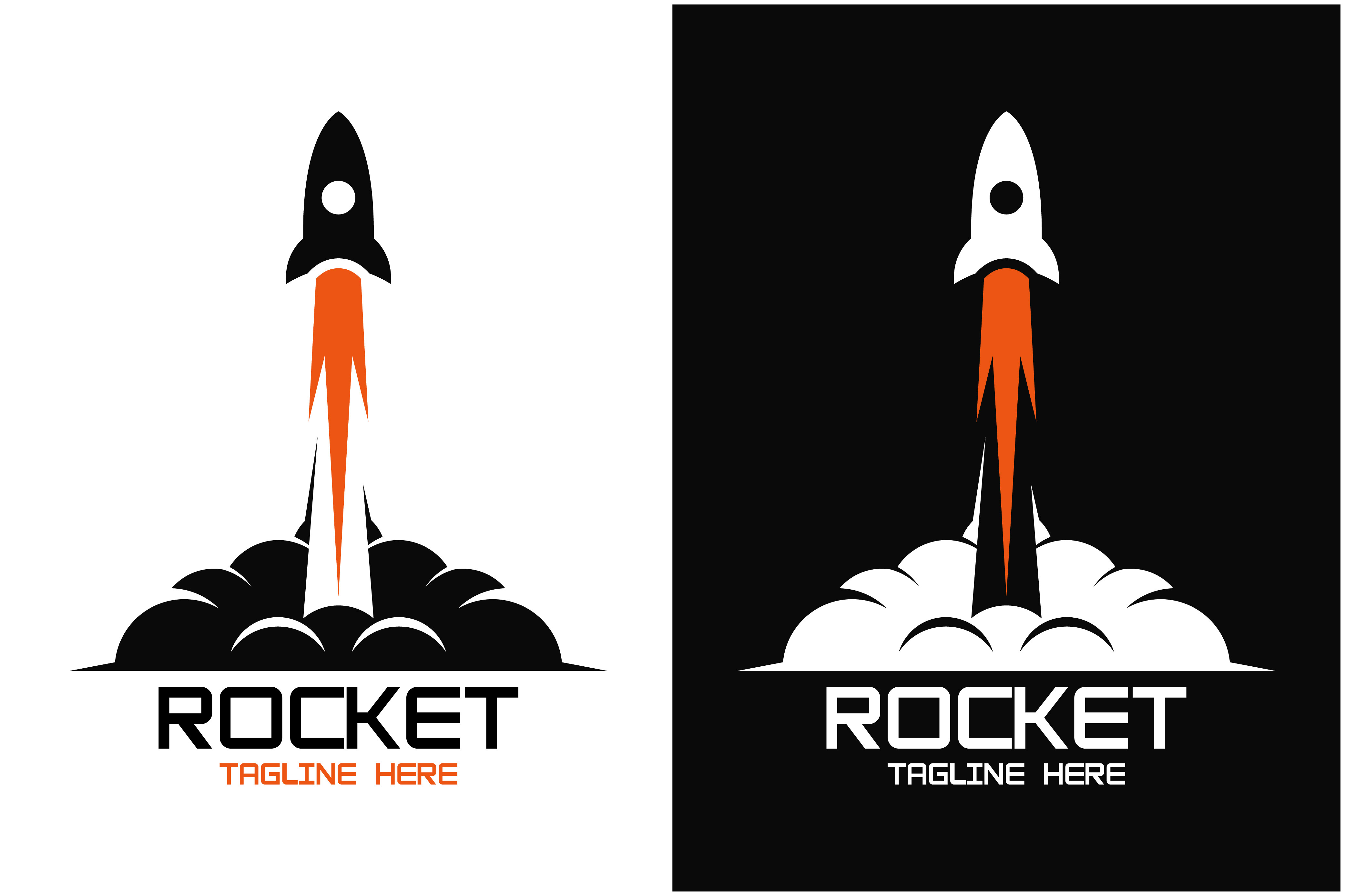 Rocket Logo Icon Vector Design.