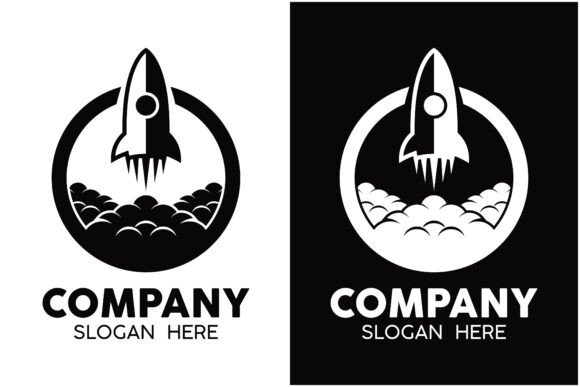 Rocket Logo Icon Vector Design.