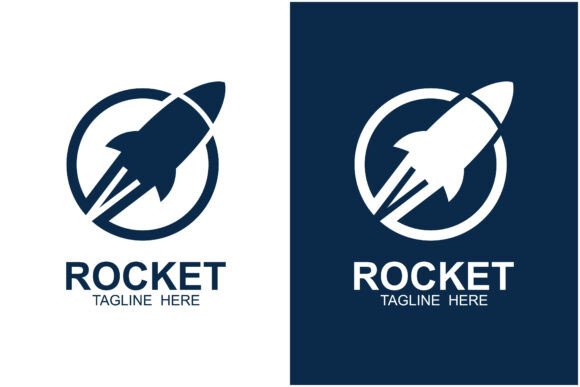 Rocket Logo Icon Vector Design.