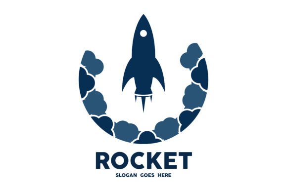 Rocket Logo Icon Vector Design.