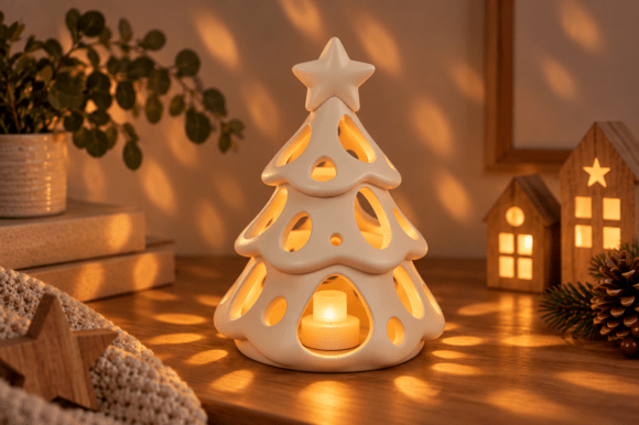 Sage Green Christmas Tree STL Set – 2 Sizes, 3D Printable Holiday Decor - Image 18