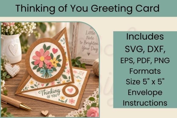 3D Thinking of You Card
