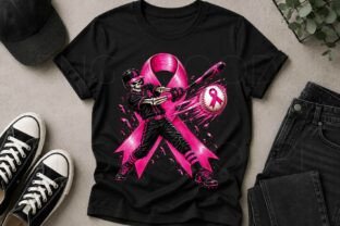 Baseball Skeleton Breast Cancer PNG Graphic by ArceusDigital · Creative ...