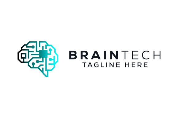 Brain Technology Circuit Board Logo