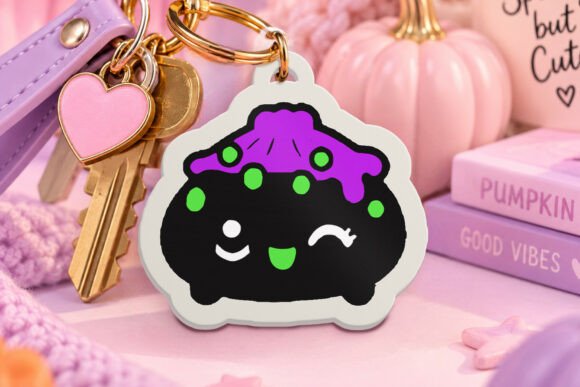 Cute Halloween Charms STL 3D Print Set – 10 Spooky-Cute Designs - Image 17