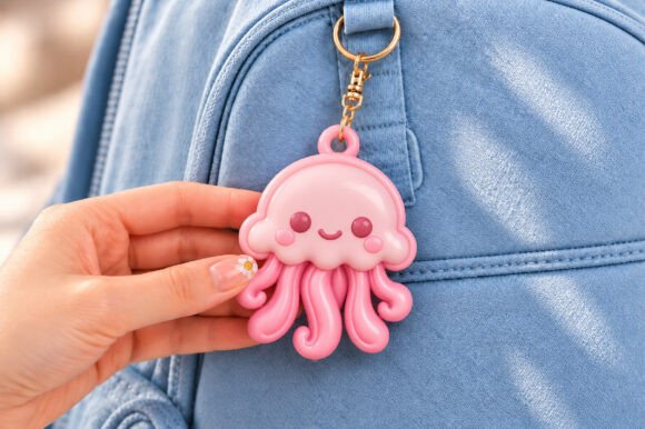 Mom Papa Nurse Bestie Keyring STL Bundle – 4 Script Keychain Files - Image 12