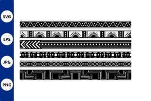 Triangular Border Design Elements Geometric Border Collection Graphic by Cute Things ยท Creative Fabrica