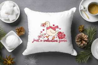 Just a Valentine Goose, Valentine’s PNG Graphic by Design Station ...