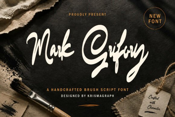 Mark Grifory Font - Lettering Fonts Aesthetic