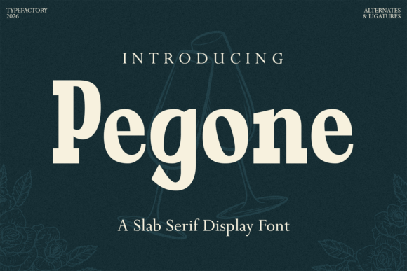 Pegone Slab Serif Font By TypeFactory