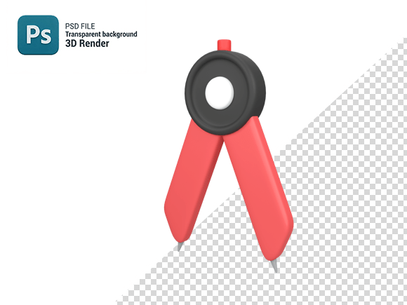 School Divider Isolated 3d Render Icon