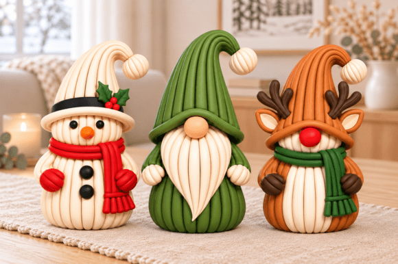 Christmas Santa Reindeer Snowman 3D STL Bundle – Holiday Print Files - Image 18