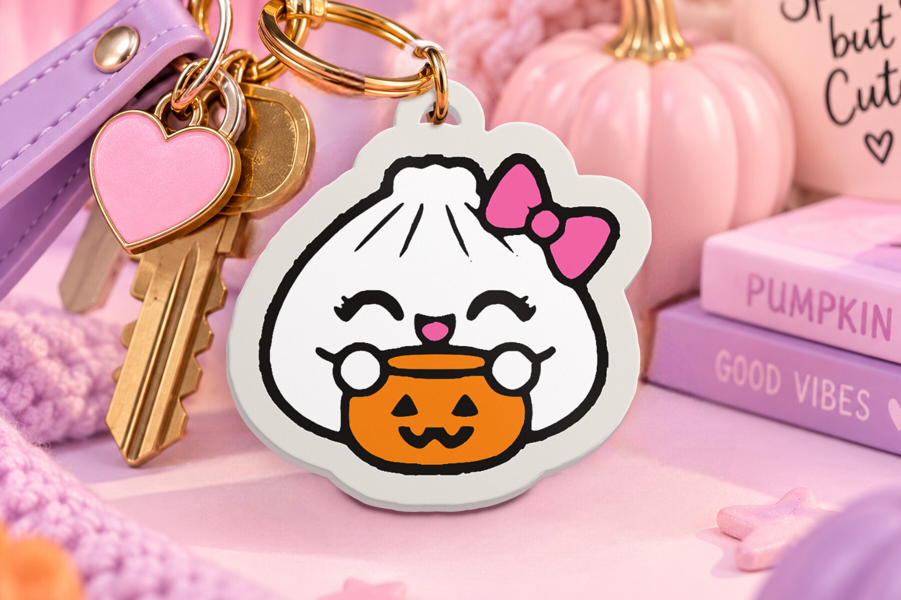 Trick or Treat Dumpling Clicker 3D Print - Halloween Fidget 3MF File - Image 4