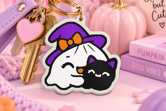 Happy Halloween STL 3D Print File | Spooky Ghost & Pumpkin Decor - Image 4
