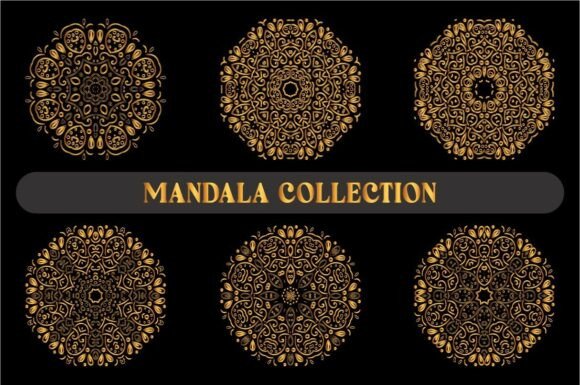 Gold Color Mandala Bundle