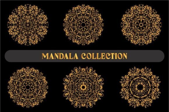 Gold Color Mandala Bundle