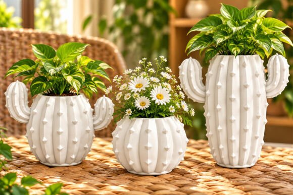 Swan Planter Pot 3D STL – Elegant Swan Succulent Planter File for 3D Printing - Image 16
