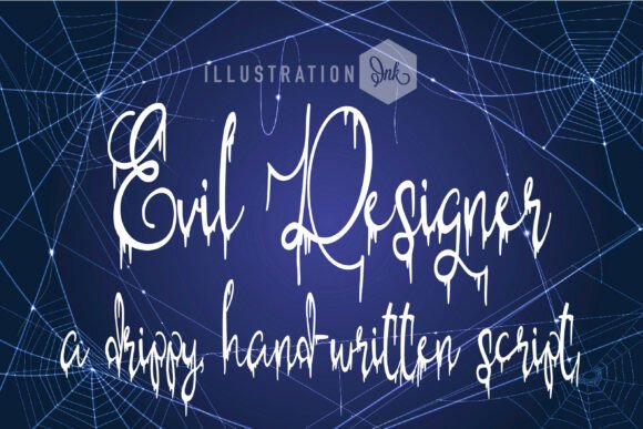 Evil Designer Font - halloween fonts