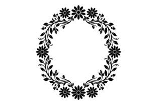 Floral Circle Frame Vector Bundle Graphic by GFX_TOHID · Creative Fabrica