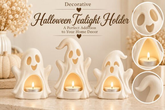 Halloween Witch Lamp Light 3D STL File - Spooky Witch Night Light for 3D Printing - Image 8