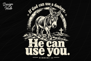 God Can Use a Donkey PNG Graphic by Design Hub · Creative Fabrica