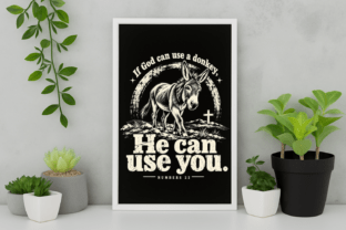 God Can Use a Donkey PNG Graphic by Design Hub · Creative Fabrica