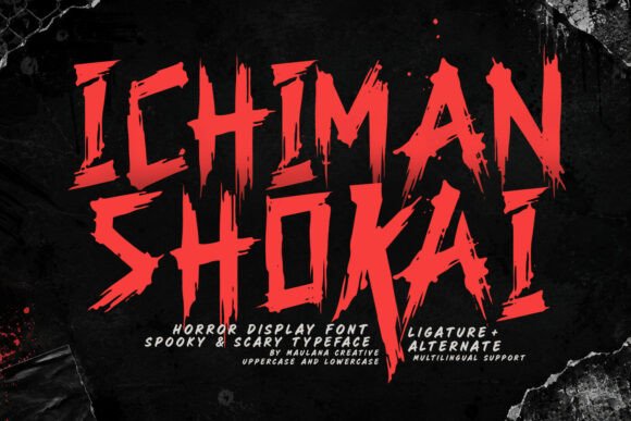 Ichiman Shokai Fontes de Exibição Fonte Por Maulana Creative