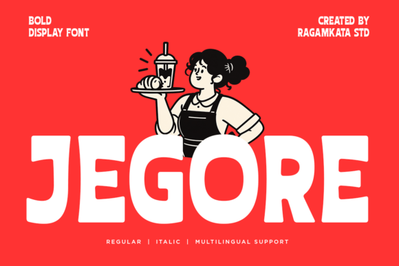 Jegore Display Font By RagamKata Studio