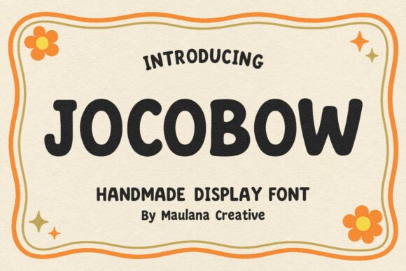 Jocobow Sans Serif Font By Maulana Creative