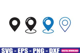Pin Address On Map Location Pin Marker Illustration SVG Graphic by Sazzadh · Creative Fabrica