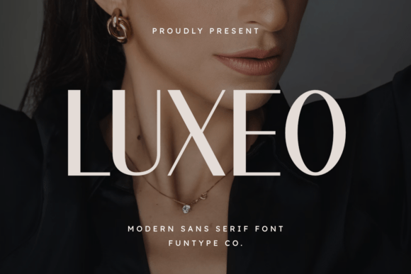 Luxeo Fontes Sans Serif Fonte Por Funtype Co.