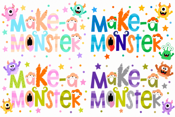 Make a Monster Font - halloween fonts