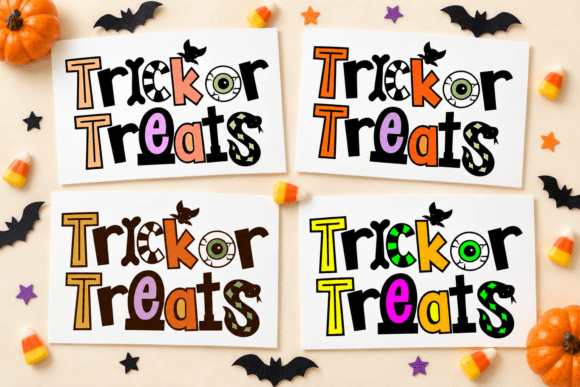 Trick or Treats Font - halloween fonts