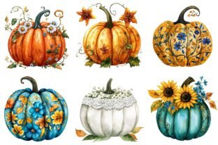 Fall Garaphic Watercolor Fall Clipart Graphic by Masterking420 · Creative Fabrica