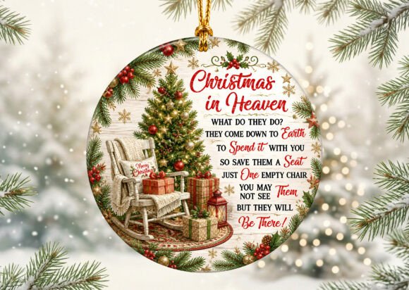 Christmas in Heaven Christmas Ornaments