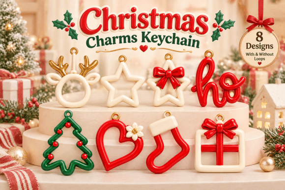Christmas Noel Decor STL 3D Print – Holiday Table & Mantel Model - Image 16