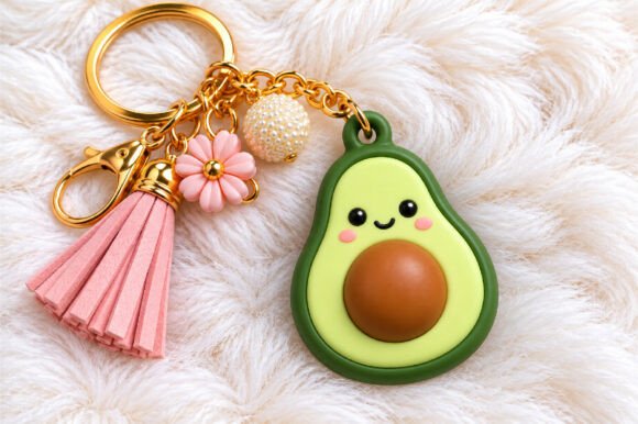Christmas Character Keychain STL Bundle – 16 Festive 3D Print Files - Image 9