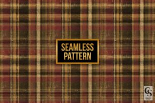 Old Grunge Plaid Seamless Patterns Graphic by Creative Store · Creative ...
