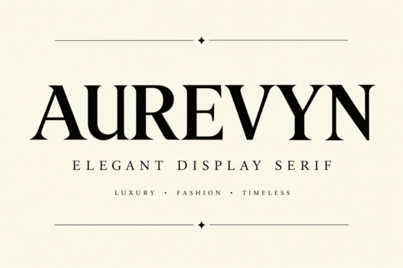 Aurevyn Serif Font By Retro