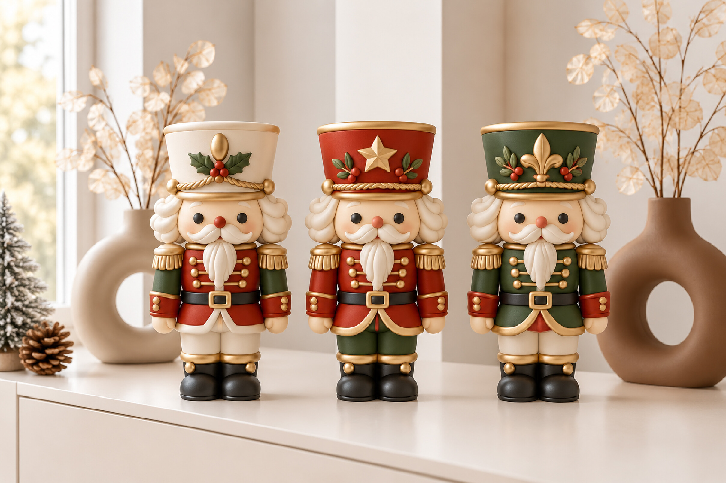 Christmas Nutcracker 3D Print STL Files - 3 Festive Holiday Models - Image 2