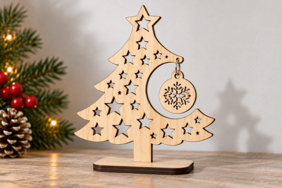 Christmas Tree Stand SVG Laser Cut File laser cut file