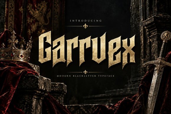Garrvex Blackletter Font By BILLI