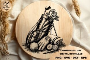 Golf Bag SVG · Creative Fabrica