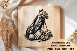 Golf Bag SVG · Creative Fabrica