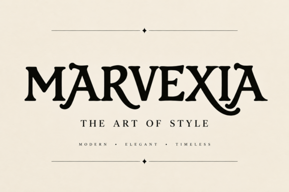 Marvexia Sans Serif Font By Retro
