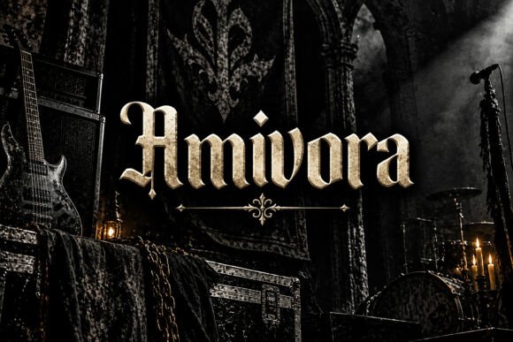 Amivora Blackletter Font By BILLI