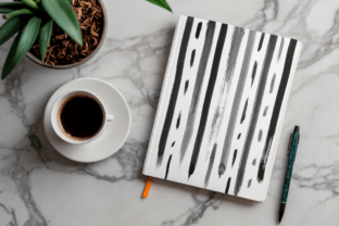Gpu Vertical Ink Brush Vertical Stripe Overlays Graphic by Hamees Store · Creative ...