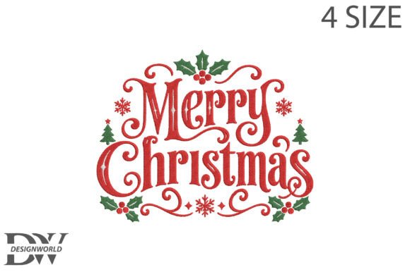Red Berries Christmas Embroidery Design Christmas Embroidery Design By Designworld